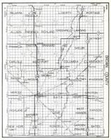 Brown County, Palmyra, Osceola, Liberty, Portage, Allison, Frederick, Richland, Greenfield, South Dakota State Atlas 1930c
